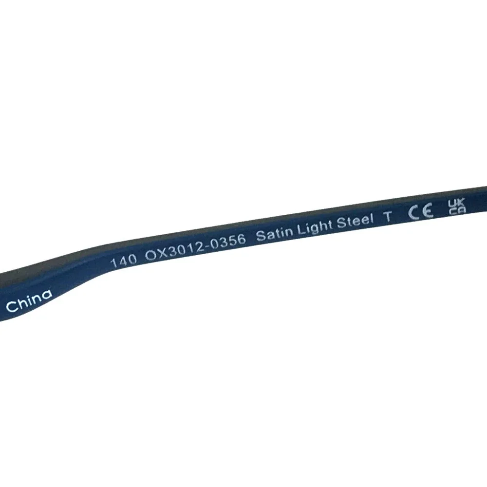 Oakley Eyeglasses Frame Addams OX3012-0356 Satin Light Steel Rectangle 56-17-140